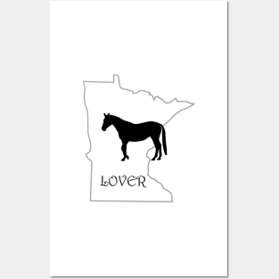 Minnesota Horse Lover Gift Posters and Art